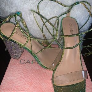 Cape Robbin  strap up heels